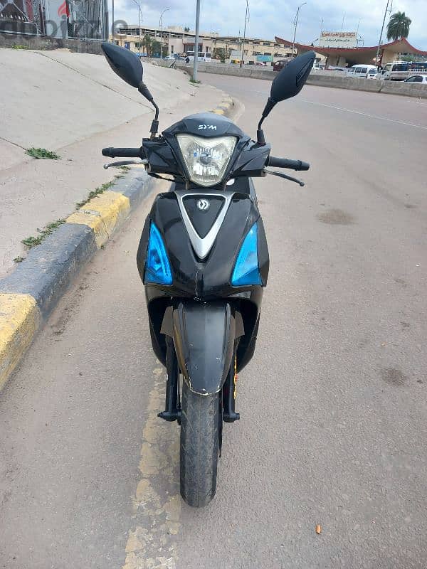 للبدل او بيع sym st 200cc موديل 2016 اول مالك رخصه 8 شهور 0