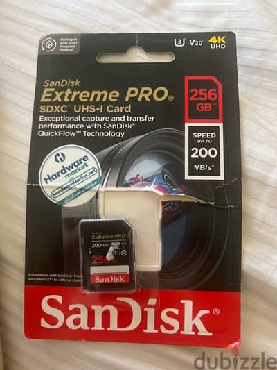 SanDisk Extreme Pro 256GB 200MB/s V30 SD Card