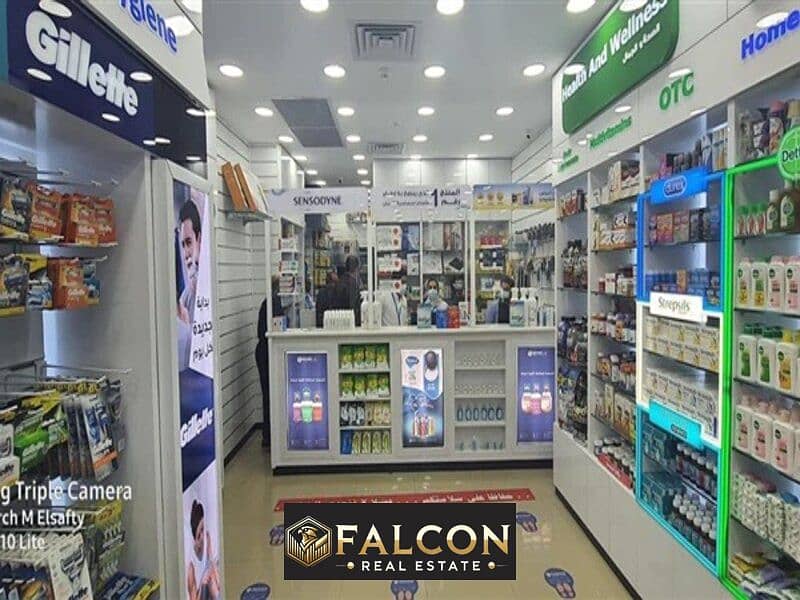 For sale a pharmacy next to City Stars and Nozha Street, ready for pick-up in Go Heliopolis 0