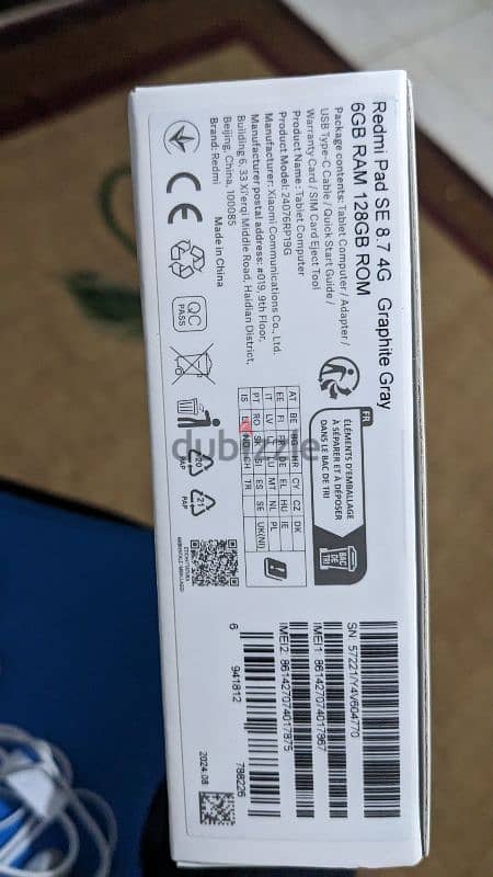 pad se redmi 128G_6ram 8