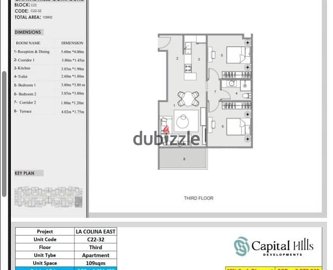 Two-bedroom apartment for sale in the Fifth Settlement, with installments over14 years next to AUC Down payment of only 298K. An unrepeatable price. O 0