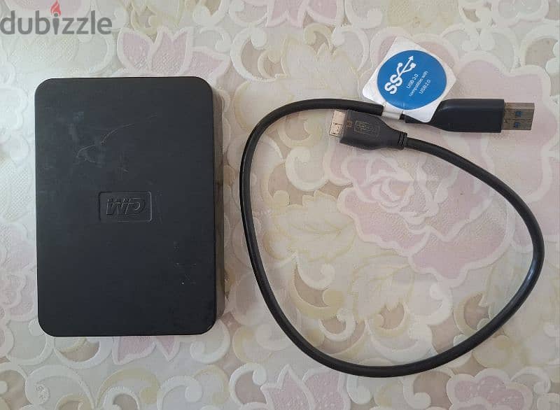 هارد خارجي 1 تيرا usb3 ويسترن ديجيتال Western Digital 0