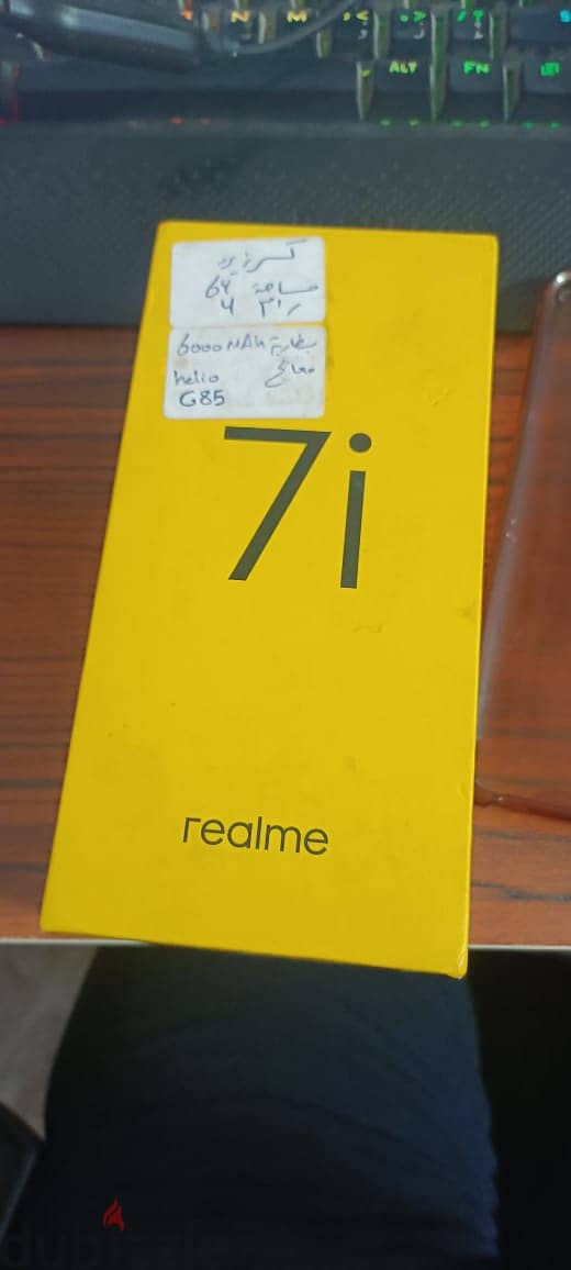 realme 7i - CPU : Helio G85- Ram : 4 - Storge: 64 للبيع داخل مدينة الس 5