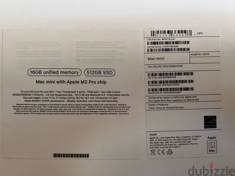 mac mini m2 pro chip (New Sealed) 1