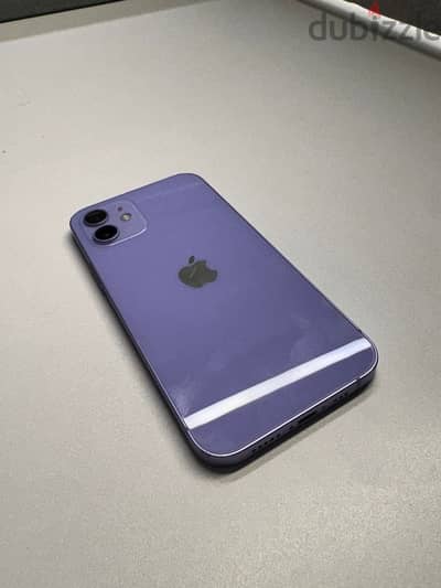 Iphone 12 purple with box