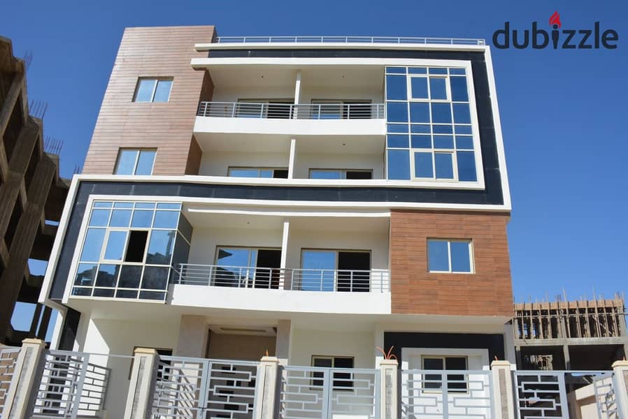 Fifth Settlement - Andalusia District   • Area: 200 square meters - Fourth floor - Semi-finished  Near the American University and the Southern 90th 0