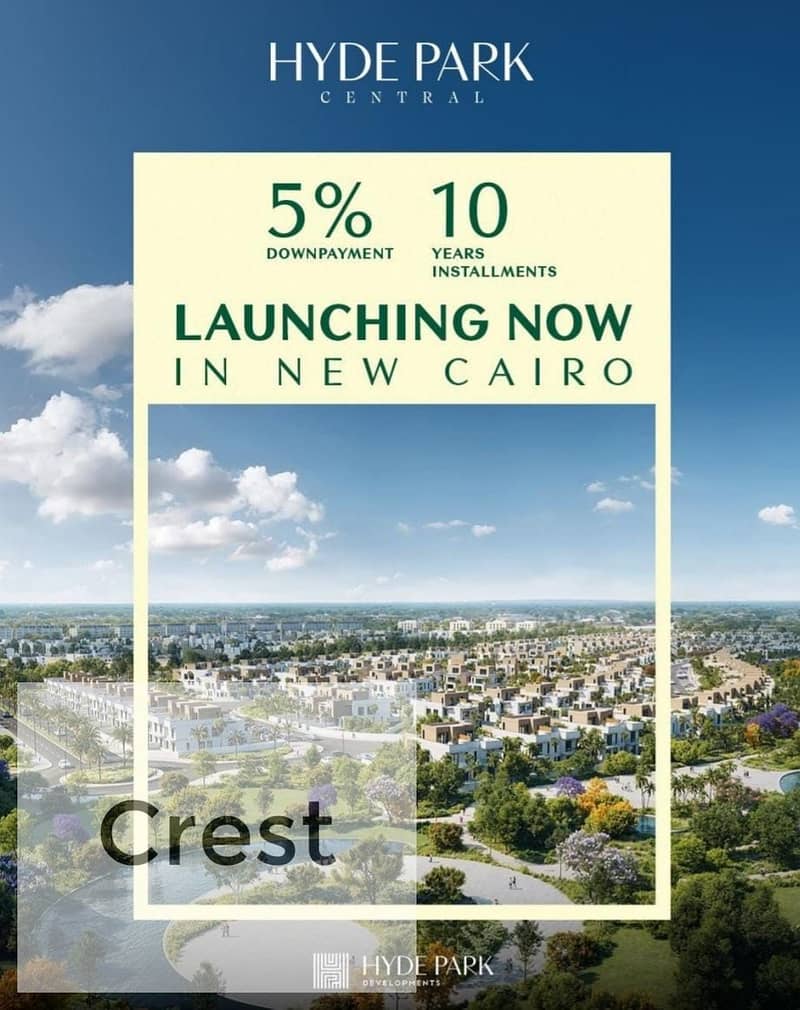 An unrepeatable opportunity, own your villa with a 5% down payment and installments over 12 years. A two-day offer. Book your villa in Hyde park 0