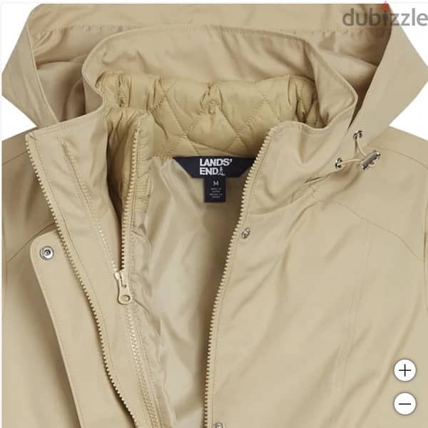 3 in 1 ladies jacket-vest (Land’s End) Beige 0