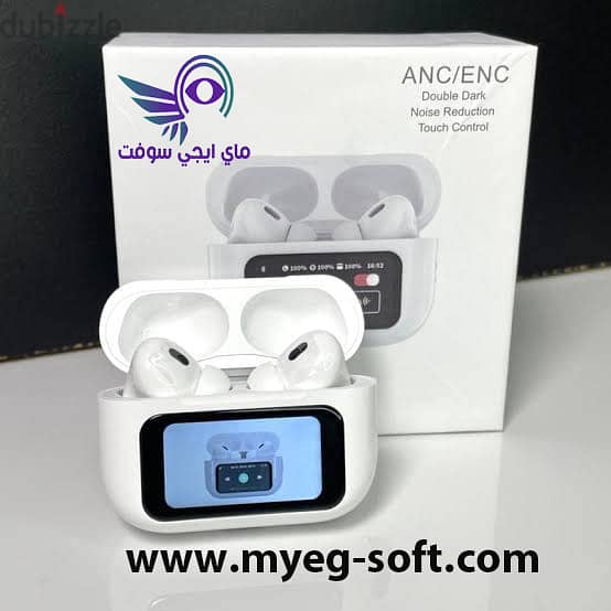 ايربودز A9 PRO2 بشاشة تاتش 0