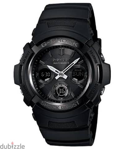 Casio Men's Watch G-Shock Solar Power Multi Band 6 AWGM100B-1A