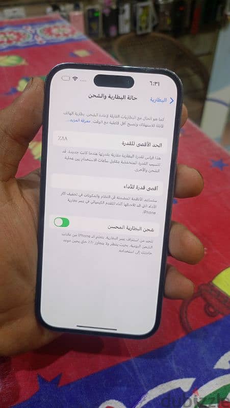 ايفون 14برو متفتحش مساحه 128 3