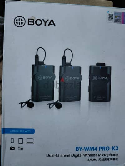 Boya BY-WM4 Pro K2 Dual-Channel Digital Wireless