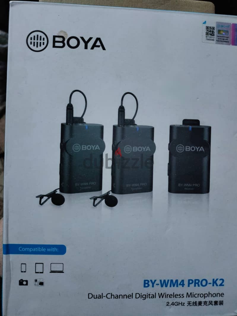 Boya BY-WM4 Pro K2 Dual-Channel Digital Wireless 0