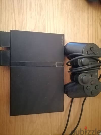 ps2 بلاي ستيشن 2 بدراع واحد