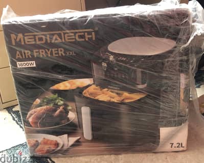 اير فراير ميديا تك جوده عالية Mediatech XXL 7.2L 1800W Model MT-AF2000