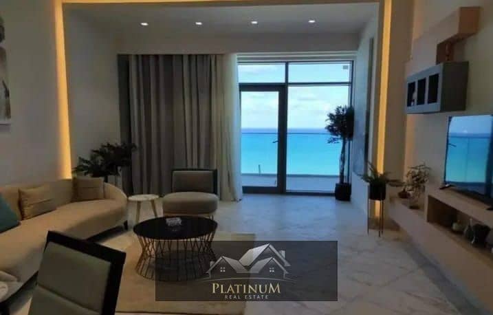 Chalet 115m For Sale in Down Town Towers By City Edge -New Alamein , Ready to move 5 D. P 0