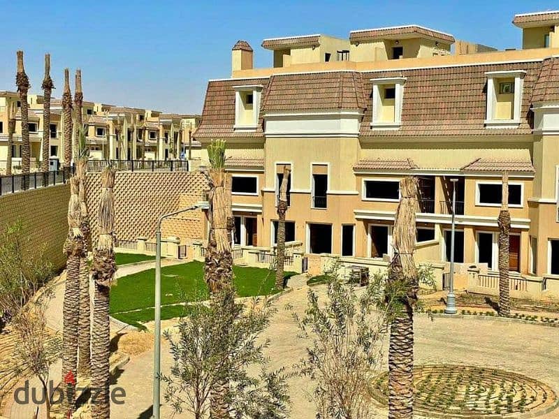 Villa for sale Prime Location in New Cairo    directly on the suez road   In Saray Sur Compound in Sur with Madinaty stage Rai    The area of the vil 0