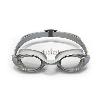 READY 100 SWIMMING GOGGLES - ONE SIZE - CLEAR LENSES - Grey