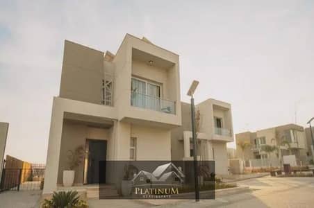 للبيع فيلا تاون هاوس في كمبوند بادية من Palm Hills  في قلب اكتوبر أمام مول العرب بدون مقدم 0% وقسط علي 10 سنين