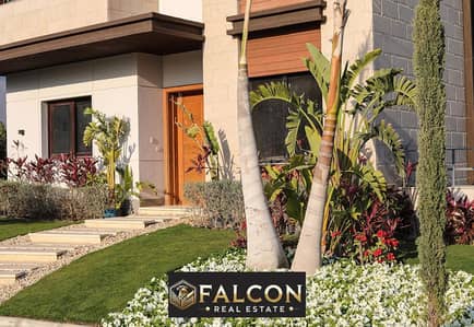 7 Rooms villa double greenery view with the lowest price and down payment for sale with 8 years installments in Azzar compound New Cairo