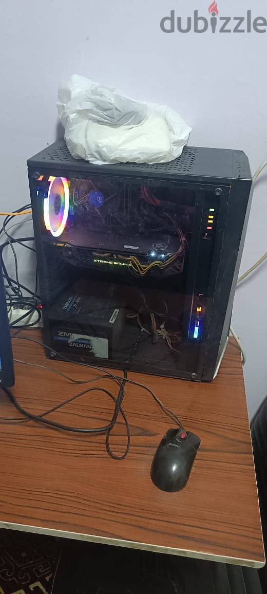 Case Rgb MB: Gigabyte H310M S2 CPU: I5 9400F Ram :16 G الجهاز معاه كل 1