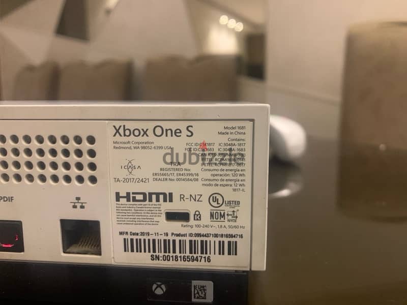 Xbox one s 1TB from KSA with two controllers + games 2