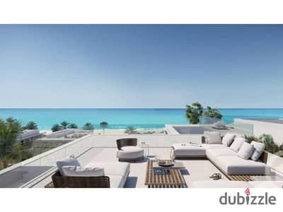 Villa with a private beach in Marassi North Coast next to New Alamein -Fully premium furnisher - First raw to the beach