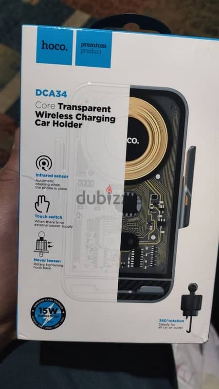 HOCO DCA34Charging Car Holder 2