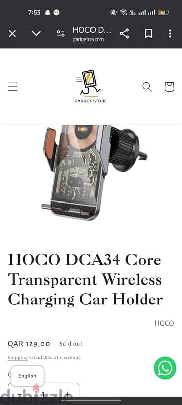 HOCO DCA34Charging Car Holder 4