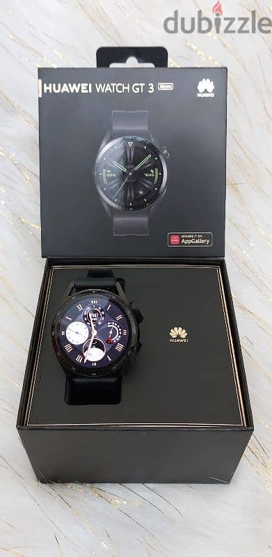 Huawei  Smart Watch GT3  Like New with box. All Accessories 1