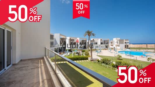 Ramadan offer 50% discount directly on the sea in Sea View Ras El Hekma. . . . | Chalet for sale in the North Coast - Amwaj - Marassi - Mountain View - K