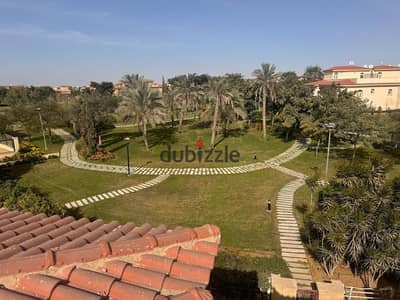 The largest palace in Madinaty with 740 sqm built-up area and 1150 sqm land area overlooking the largest wide garden fully finished near all services