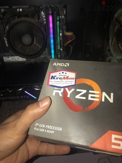 معالج Ryzen 5 3500x يدعم كسر السرعة مع المبرد