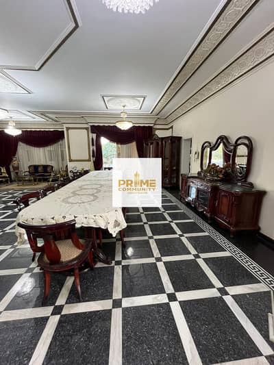 palace 1925 sqm Fully furnished in 6 October in prime location for sale in Mena garden city hot price