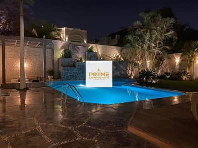 The most amazing fully finished villa 400 sqm with private pool for sale in Mena garden city