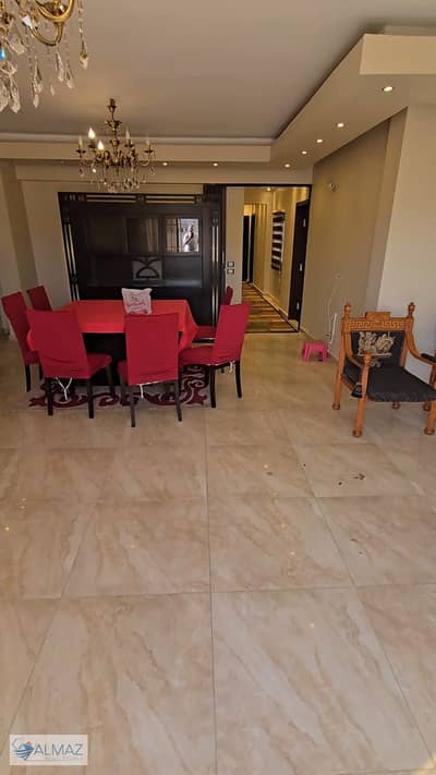 Furnished apartment for rent in Al Banfsag 1 Villas with elevator in the First Settlement