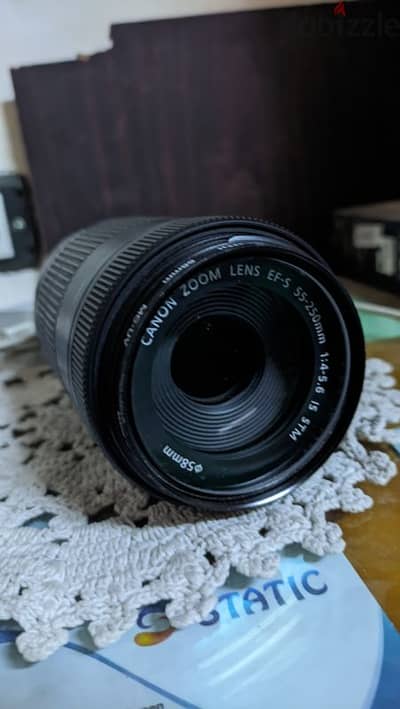 canon lens 55-250mm -عدسة كانون ٥٥-٢٥٠مم