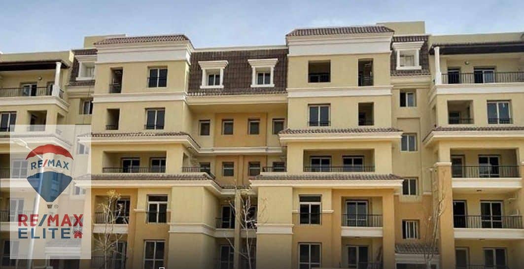 Apartment for sale ready to move in Sarai Compound, Phase S1. . Double View 164m 0