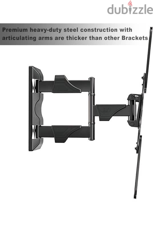 NB North Bayou Full Motion TV Wall Mount for Most 32-55 ,حامل تلفزيون 1