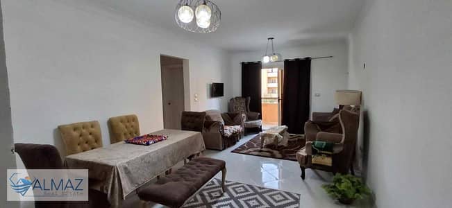 Furnished apartment for rent in Gardenia City Compound Zone 7 in Nasr City