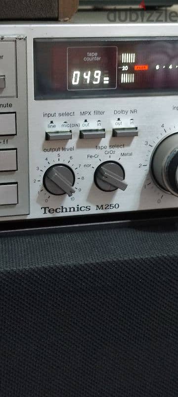 Technics cassette tape deck model m250