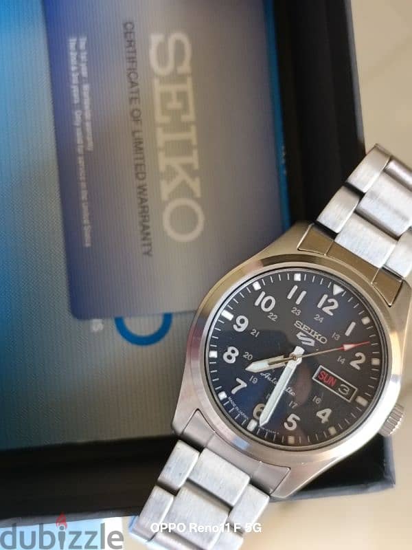 ساعة سيكو سبورت اوتوماتيك Seiko 5 Sports Automatic Watch 6