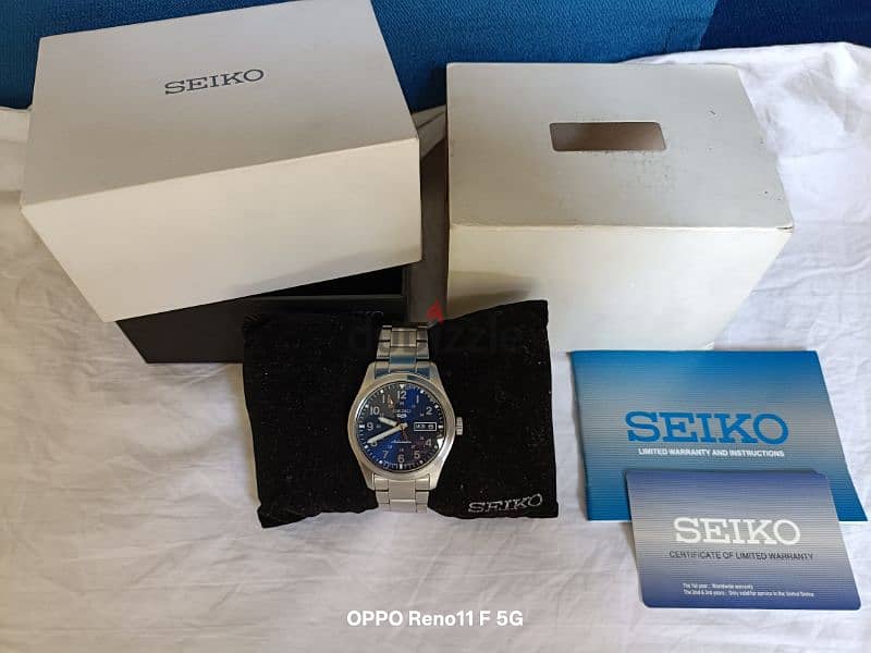 ساعة سيكو سبورت اوتوماتيك Seiko 5 Sports Automatic Watch 13