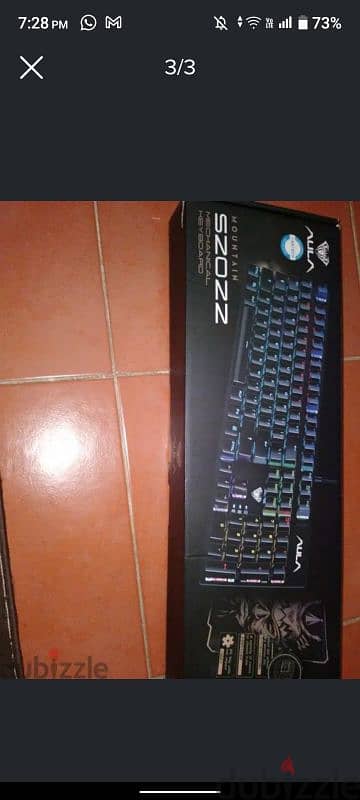 aula mechanical keyboard blue switch