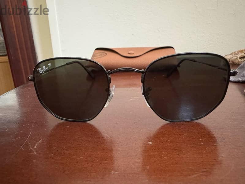 Ray Ban Hexagonal Flat Lenses Sunglasses 1