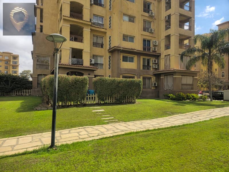 Apartment for sale with private garden in madinaty at phase B1 wide gadren view 0