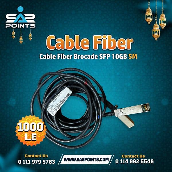 مستلزمات شبكات (cables و  Fiber Card وLan Card) 3