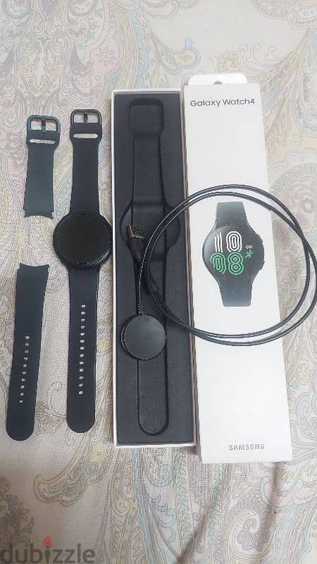 samsung watch 4 44m with ringke case and screen 0