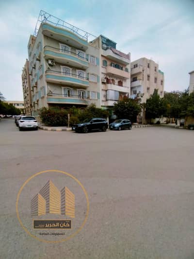 An apartment of 120 sqm, first floor, north-facing, in Al Obour, First District.