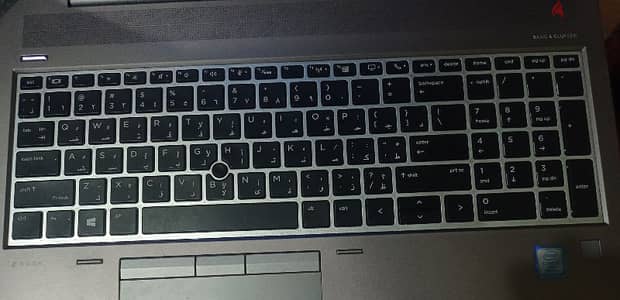 keyboard hp zbook 15g5,6 & 17g5,6